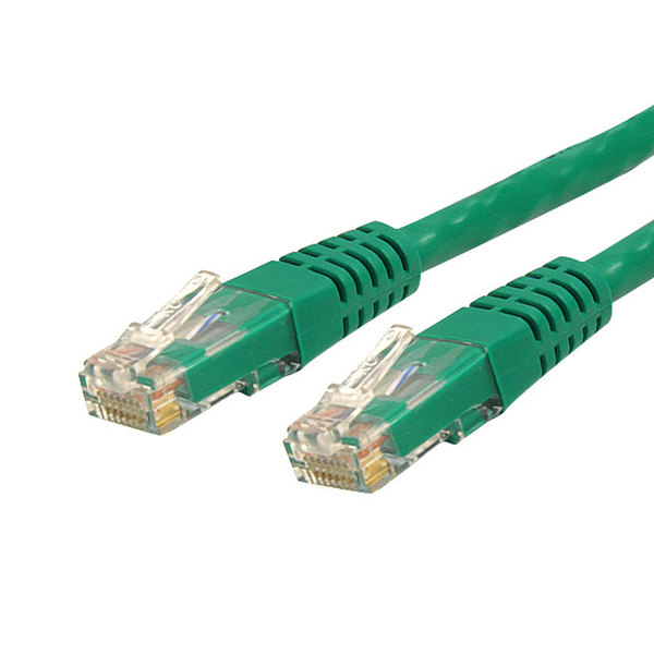 Startech.Com 15ft Green Molded Cat6 UTP Patch Cable ETL Verified C6PATCH15GN